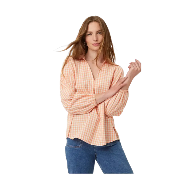 Great Plains Classic Organic Gingham Popover Shirt