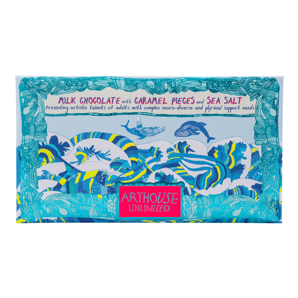 Arthouse Unlimited Swim With Whales Milk Chocolate Bar