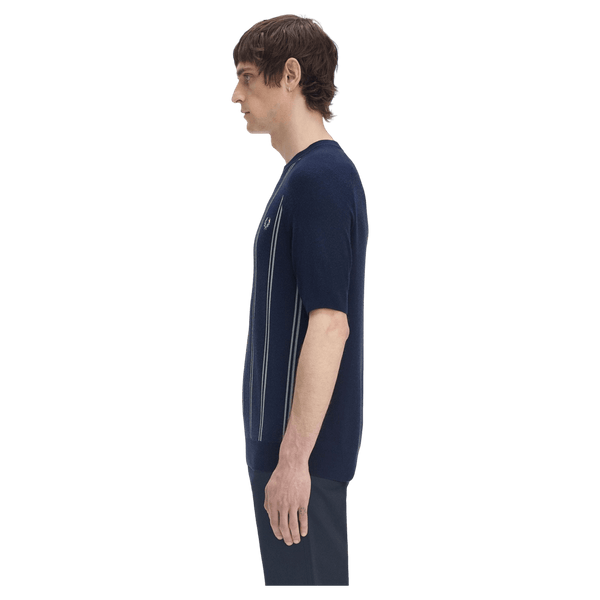 Fred Perry Stripe Knitted T-Shirt
