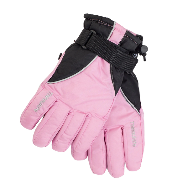 Ski Gloves in Pink