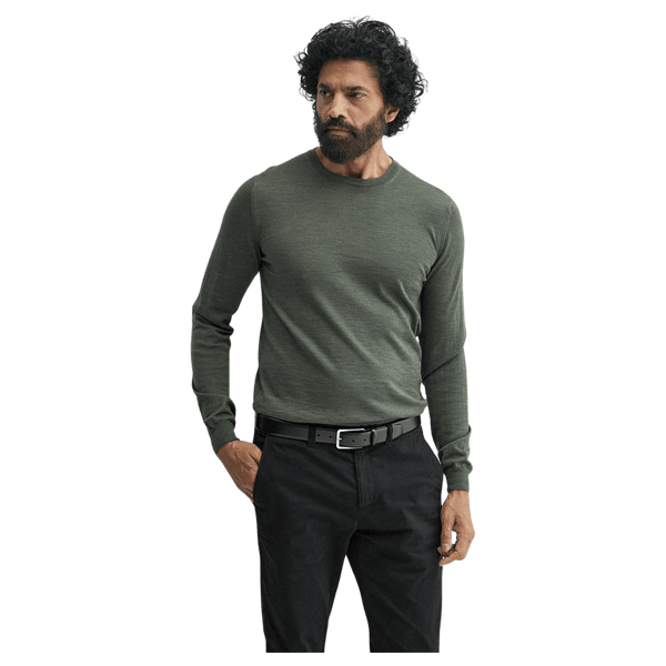 Oliver Sweeney Camber Merino Crew Neck Jumper for Men