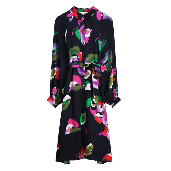 POM Amsterdam Floral Button Front Dress for Women