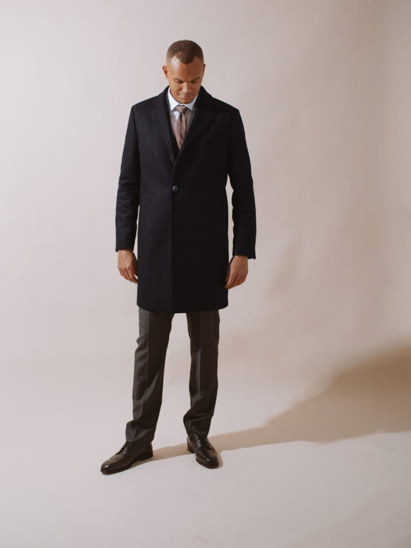 William David Cashmere Blend Overcoat