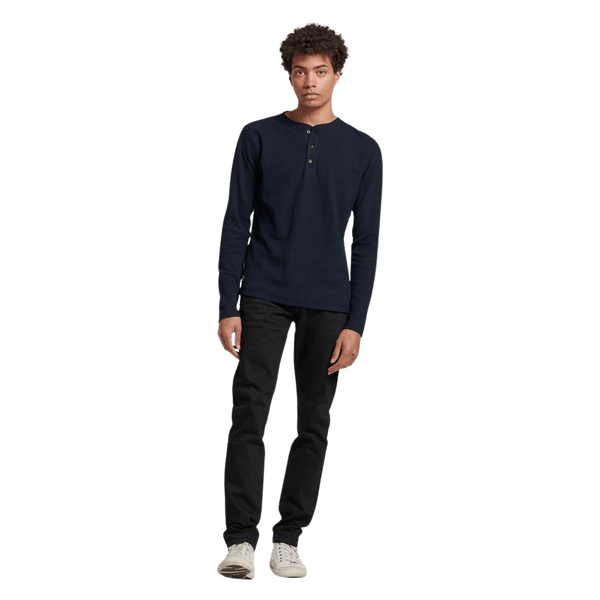 Superdry Waffle Long Sleeve Henley Top