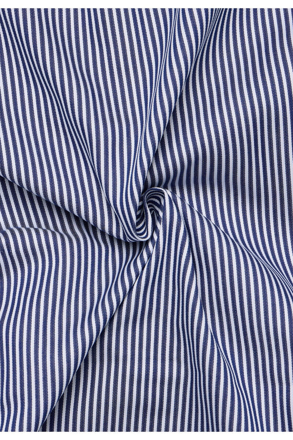 Eterna Long Sleeve Stripe Shirt