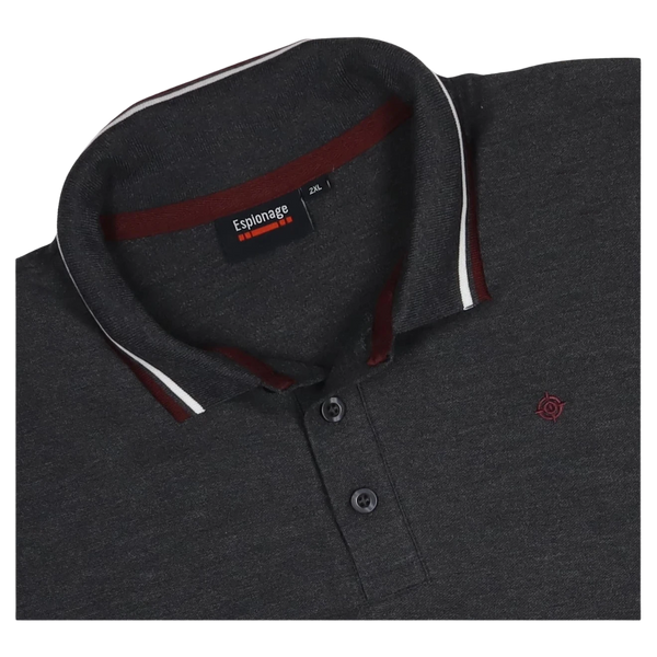 Espionage Plain Polo With Trim