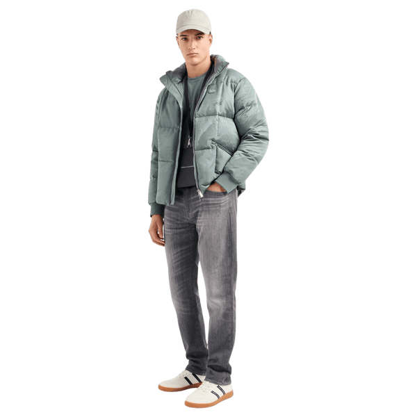 Armani Exchange Slim Fit Knitted Stretch Jeans in Grey