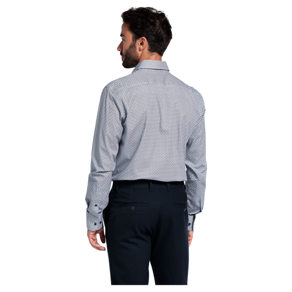 Giordano Long Sleeve Button Down Graphic Print Shirt