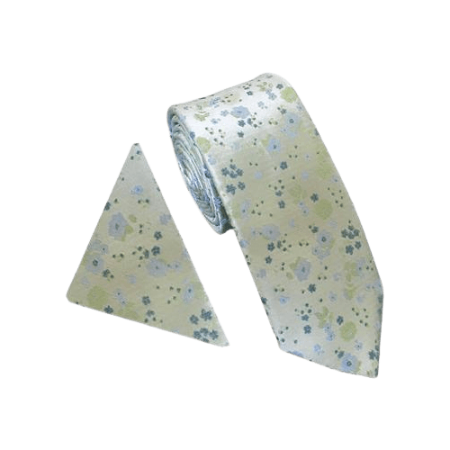 William Turner Occasion Woven Floral Tie and Pocket Square Set