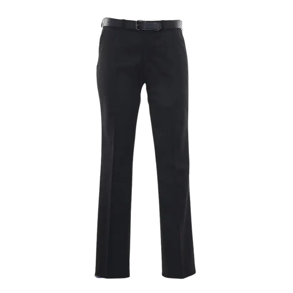 Boys Senior Slim Fit Trousers in Black