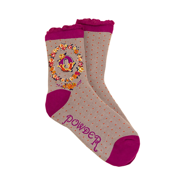 Powder A-Z Ankle Socks for Women