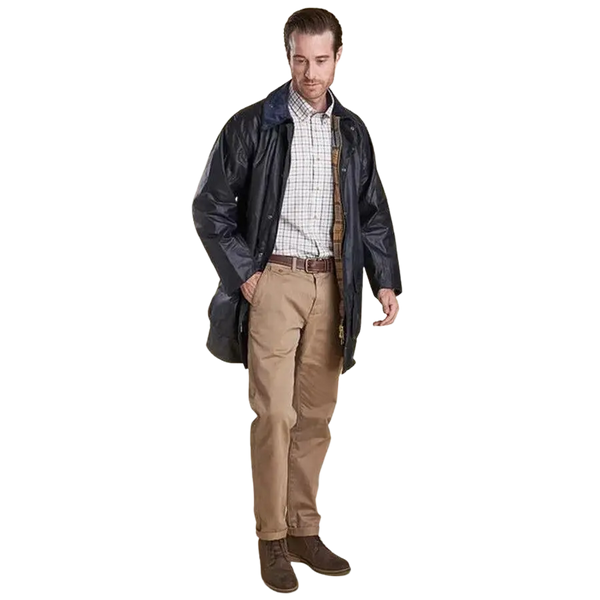 Barbour Mens Border Jacket in Navy