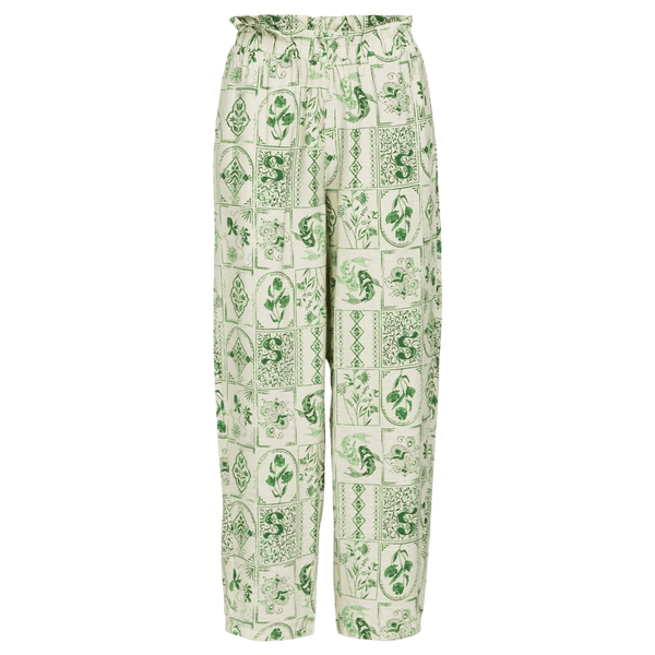 Object Jeli Printed High Waisted Trousers