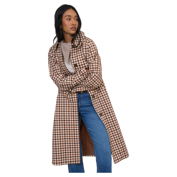 Nobody's Child Gingham Car Coat
