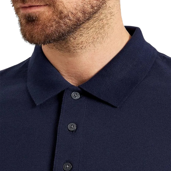 Lyle and Scott Plain Polo Shirt in Navy