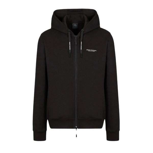 Armani Exchange Logo Zip Through Hoodie