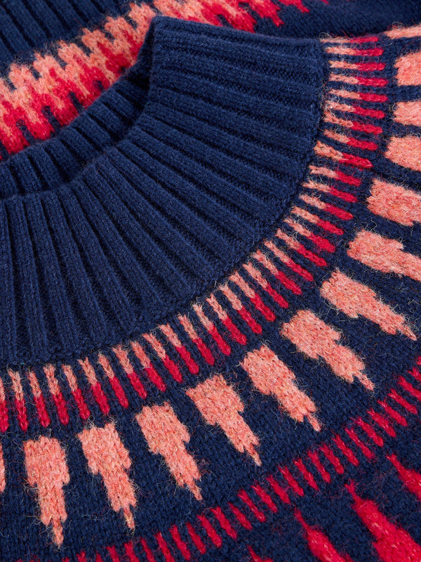White Stuff Fiona Fairilse Jumper - Navy Multi