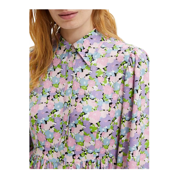 Selected Femme Judita Floral Shirt Dress