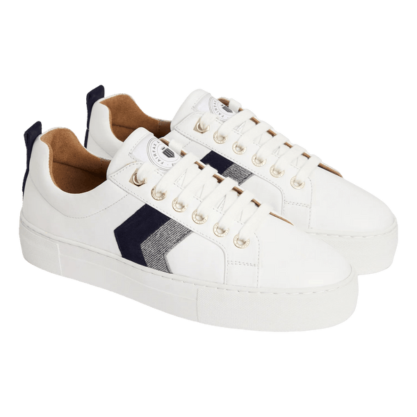 Fairfax & Favor Alexandra Platform Leather Trainer