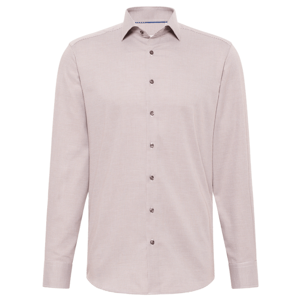 Eterna Houndstooth Formal Long Sleeve Shirt