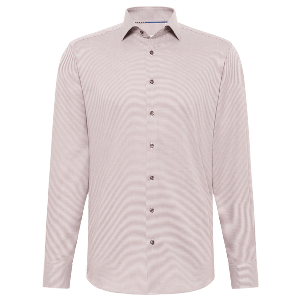 Eterna Houndstooth Formal Long Sleeve Shirt for Men