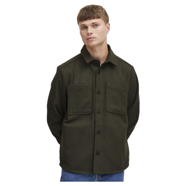 !SOLID Plain Overshirt