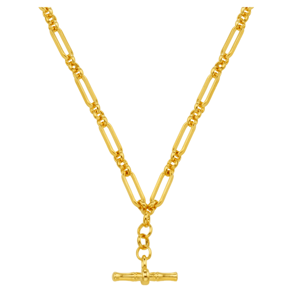 Orelia Jewellery Open Link T-bar Drop Necklace