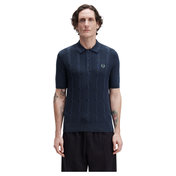 Fred Perry Textured Cable Knit Shirt