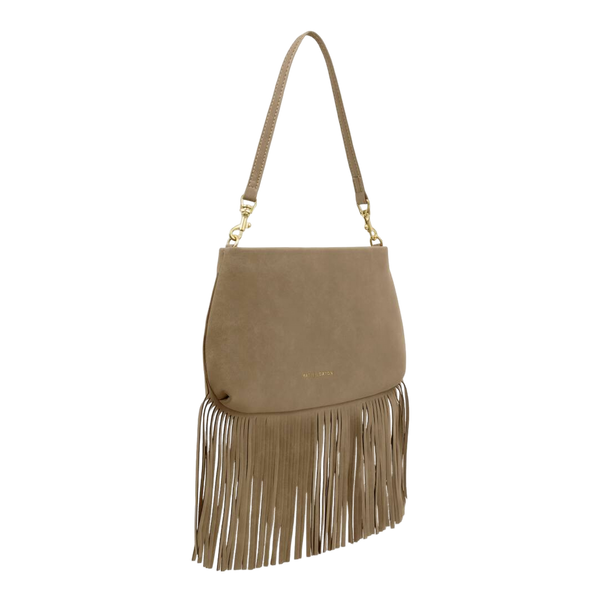 Katie Loxton Cali Suedette Fringe Small Shoulder Bag