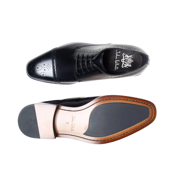 John White Lucan Semi-Brogue Shoes
