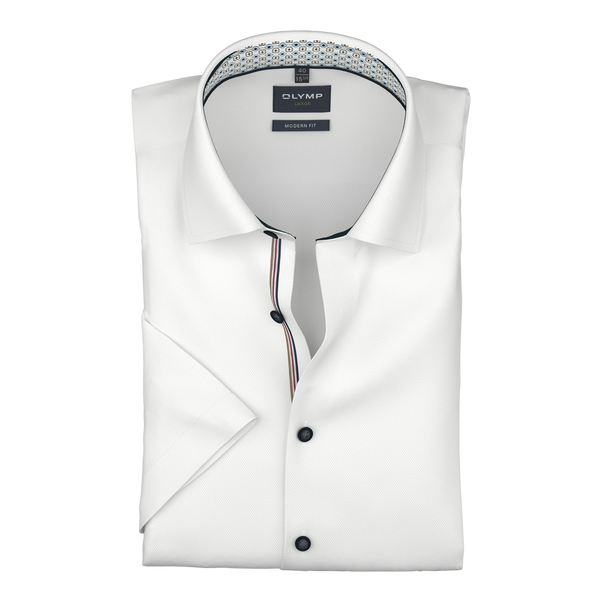 Olymp Short Sleeve Shirt With Trim