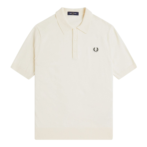 Fred Perry Cotton Knitted Polo Shirt