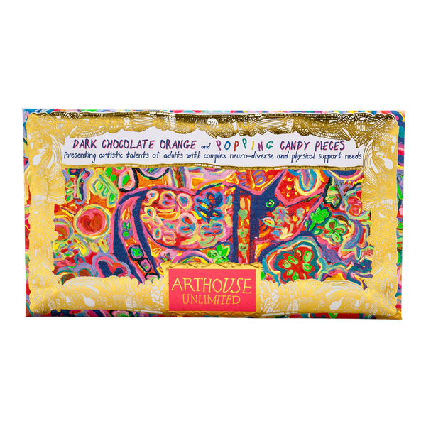 Arthouse Unlimited Rhino In Bloom Dark Chocolate Bar