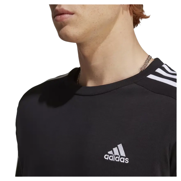 Adidas Essentials Single Jersey 3-Stripes T-Shirt for Men