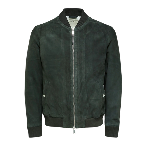 Selected Archive Suede Bomber Jacket for Men