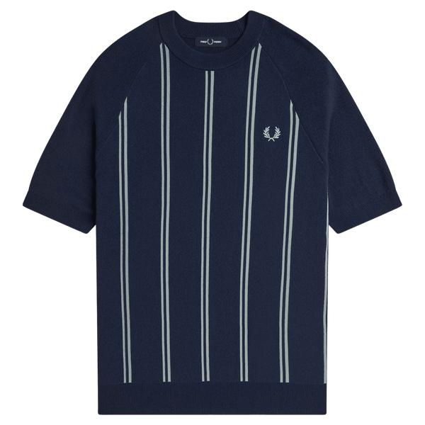 Fred Perry Stripe Knitted T-Shirt