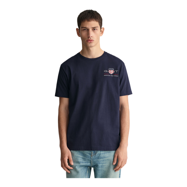 GANT Reg Archive Shield Embroidered Short Sleeve T-Shirt