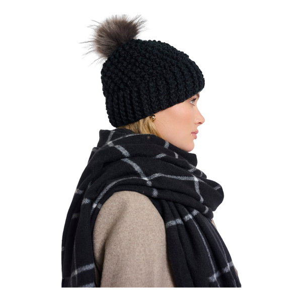 Rino & Pelle Faux Fur Detachable Pompon