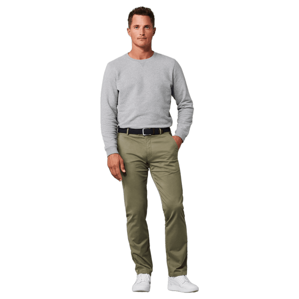 Meyer Roma Light Weight Chino in Green for Men