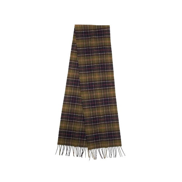 Barbour Tartan Lambswool Scarf for Men in Classic