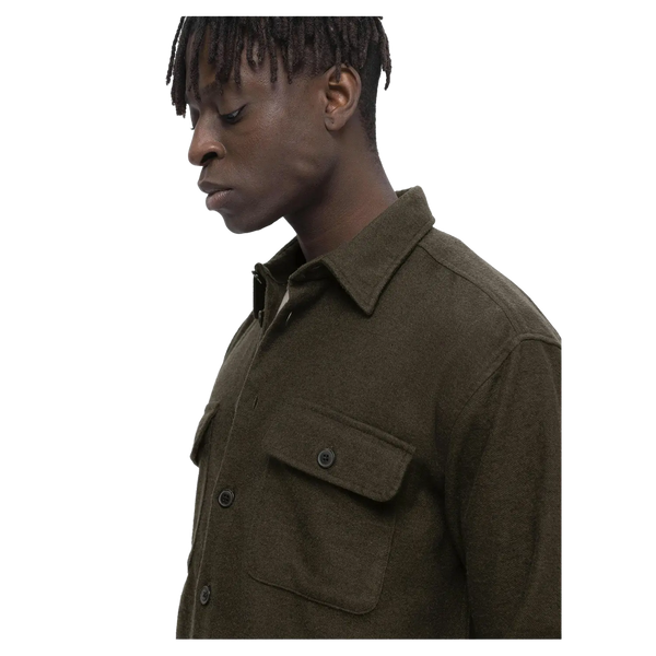 Selected Mason Twill Long Sleeve Overshirt