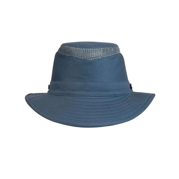 Tilley T5MO Organic Airflo Cotton Medium Brim Hat in Mid Blue