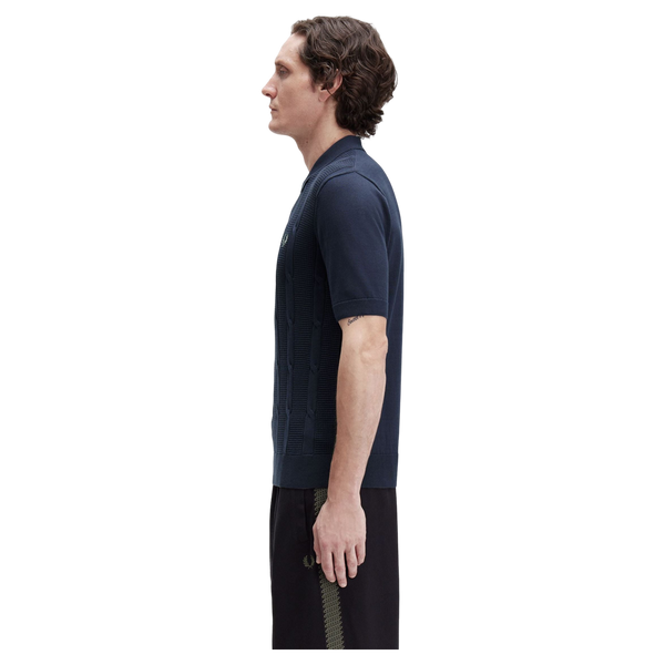 Fred Perry Textured Cable Knit Shirt