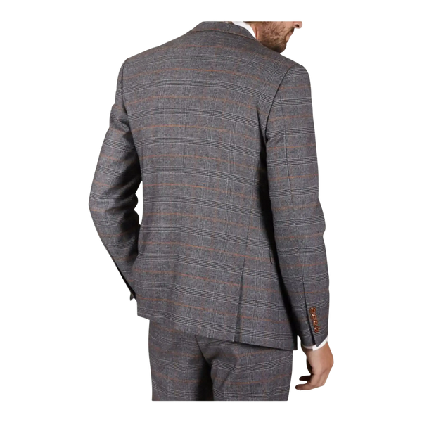 Marc Darcy Jenson Check Three Piece Suit for Men