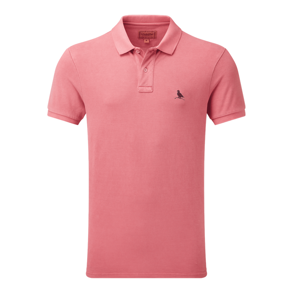 Schoffel St Ives Garment Dyed Short Sleeve Polo Shirt