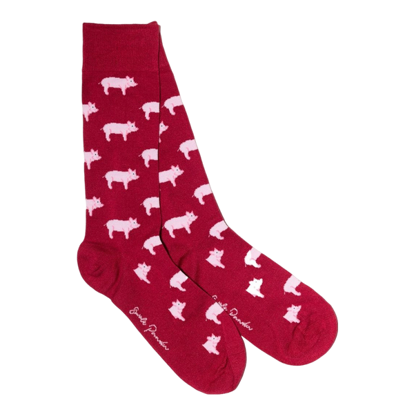 Swole Panda Patterned Bamboo Socks