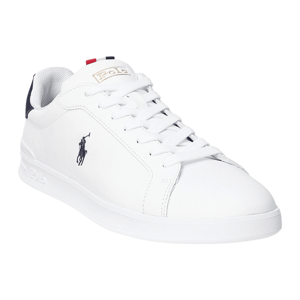 Polo Ralph Lauren Heritage Court II Low Top Lace Leather Trainers for Men