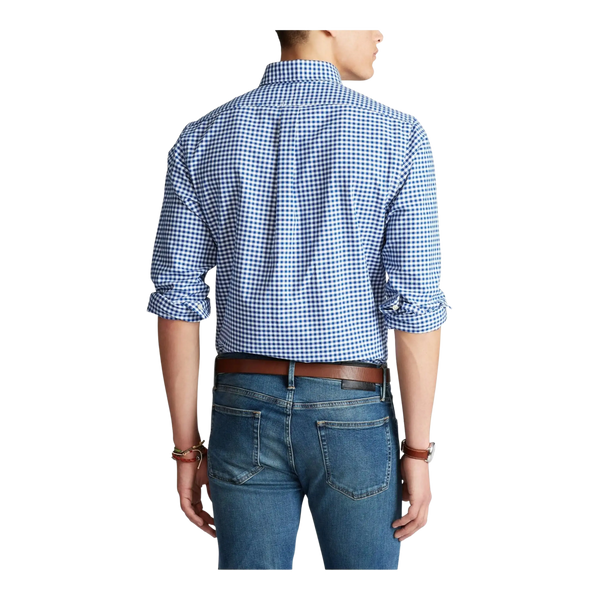 Polo Ralph Lauren Custom Fit Oxford Long Sleeve Check Shirt for Men