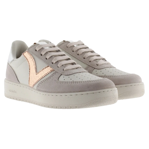 Victoria Madrid Metal & Split Leather Trainers for Women