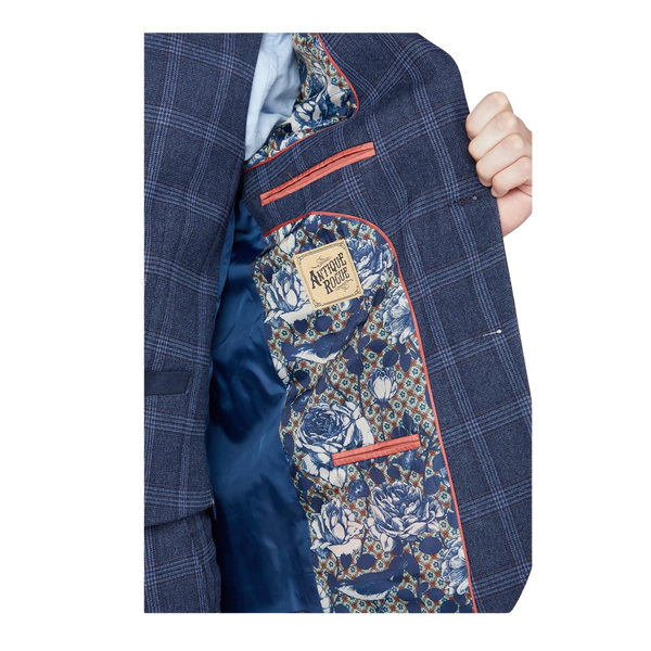 Antique Rogue Tweed Overcheck Three Piece Suit for Men